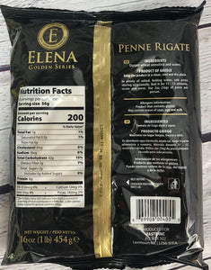 Penne Rigate - Imported - Elena (16 oz)
