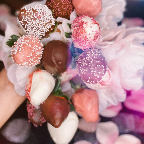 Bushra Khan's Valentine's Day Chocolate Covered Strawberry Bouquet