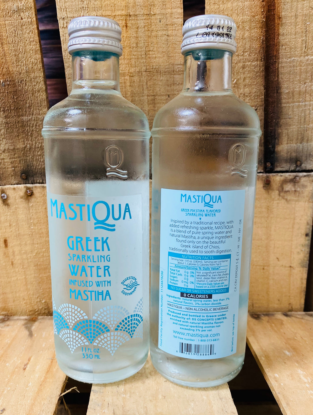Mastiqua - Greek Sparkling Water - 11 fl oz
